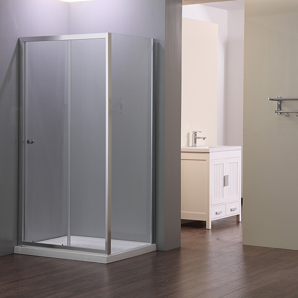 sliding door rectangular shower enclosure