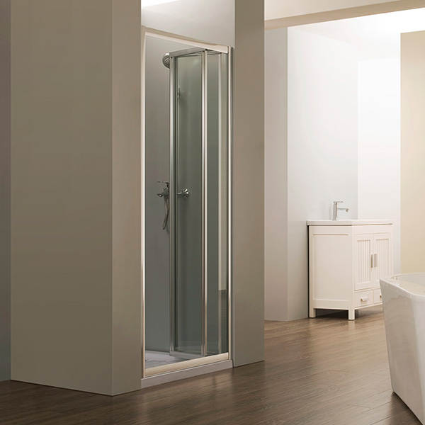 bifold door shower enclosure